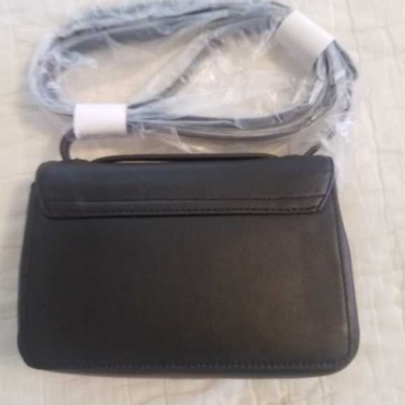 NEW  J CREW BLACK EDIT BAG CROSSBODY PURSE G1028 - Picture 2 of 2